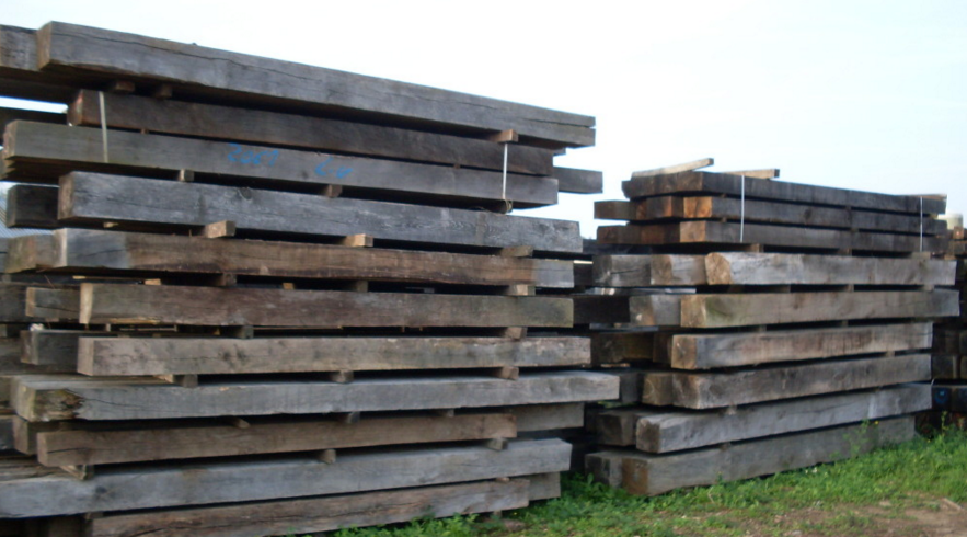 Air Dried Oak Beams